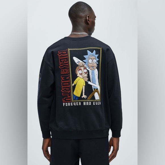Nordstrom Other - Rick & Morty Black Graphic Sweatshirt men’s